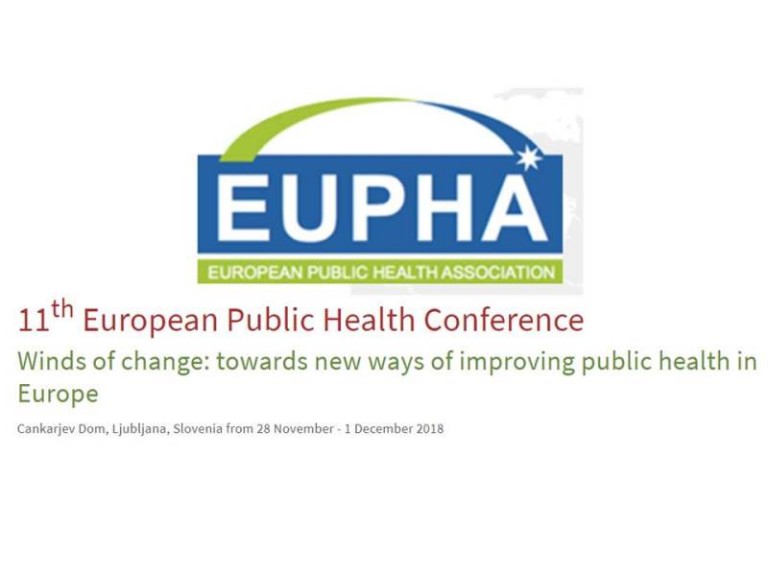 ODDAJA ABSTRAKTOV ZA EUPHO KONFERENCO V LJUBLJANI, 28.11. do 1.12.2018